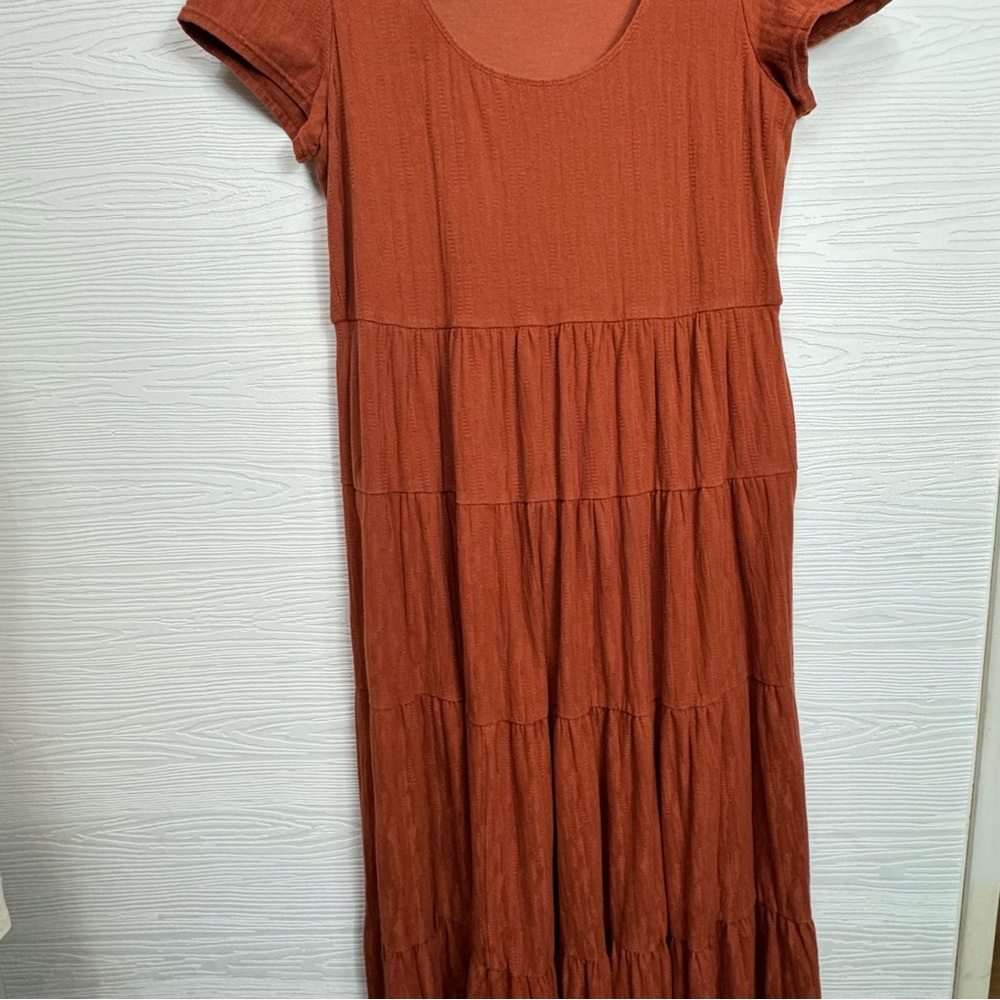 Maeve Gillian tiered short sleeve maxi dress - Picture 5 of 13